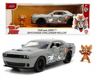 253255047 Tom & Jerry 2015 Dodge Challenger Hellcat 1:24